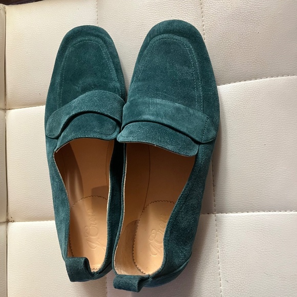 Gorgeous Green Suede Loafter from J. Crew - Picture 1 of 7